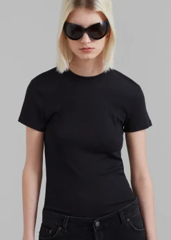 The Frankie Shop Palmira Tee Black
