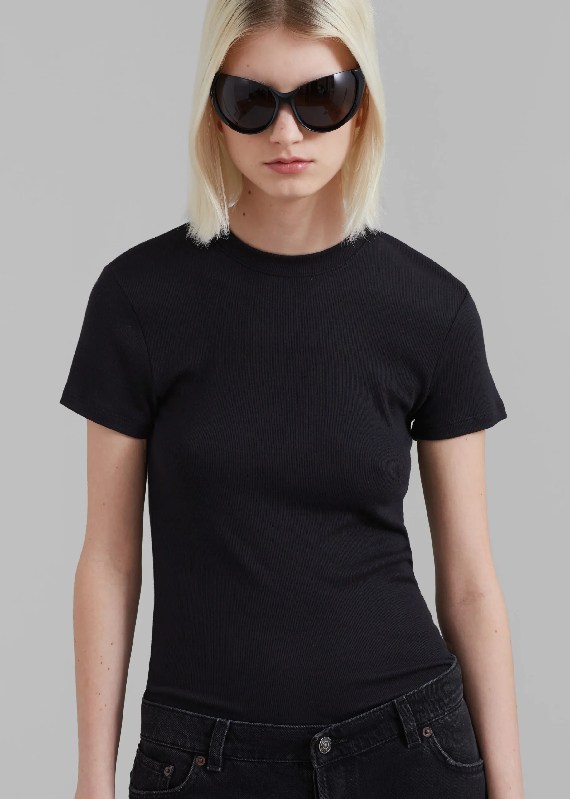 The Frankie Shop Palmira Tee Black