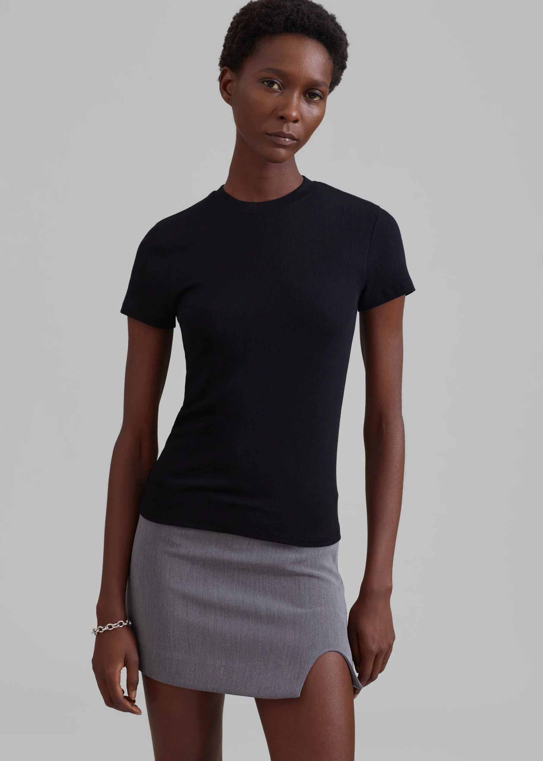 The Frankie Shop Palmira Tee Black