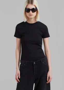 The Frankie Shop Palmira Tee Black