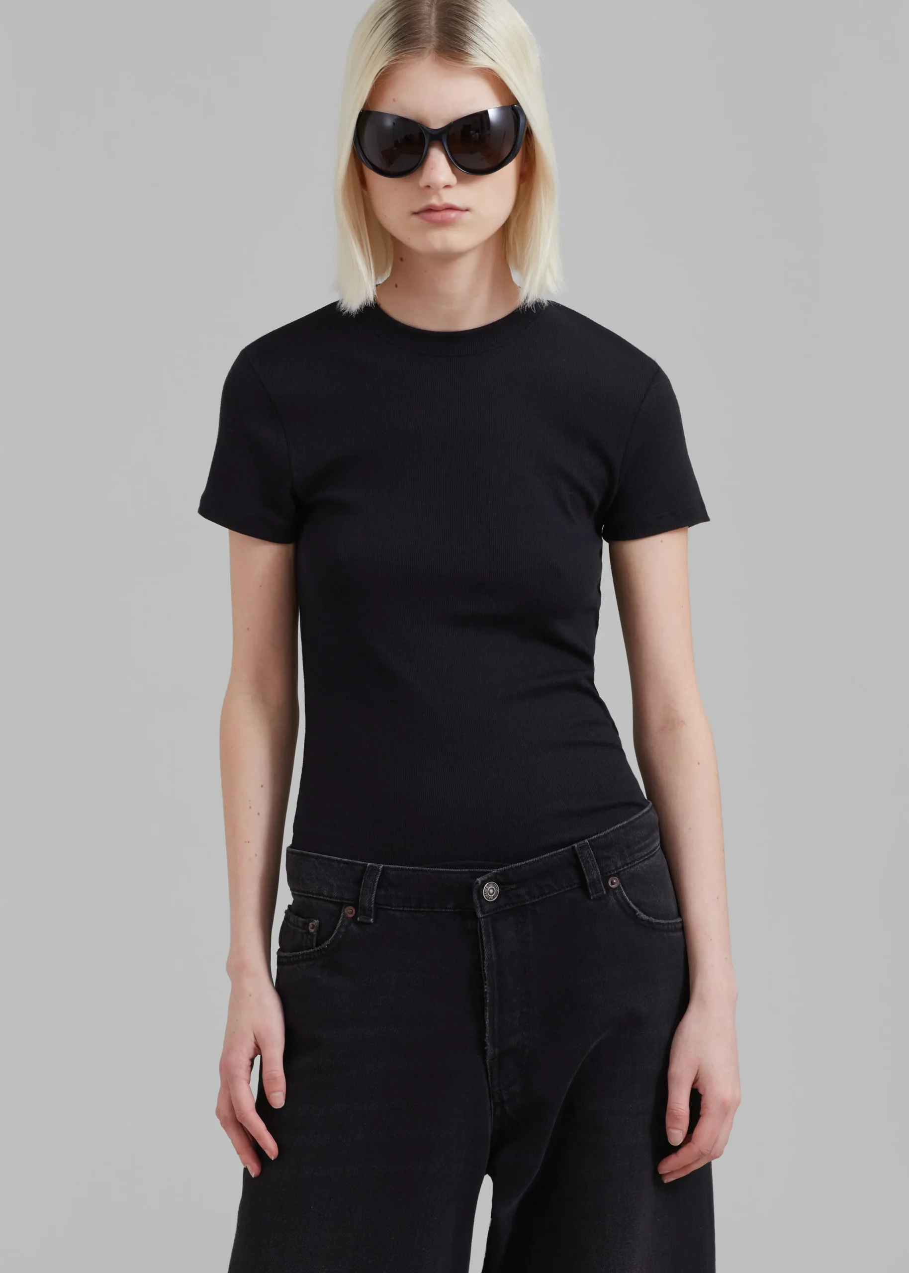 The Frankie Shop Palmira Tee Black