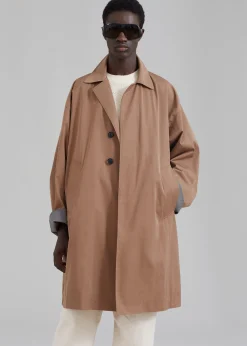 The Frankie Shop Peter Trench Coat Beige Sale