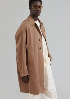 The Frankie Shop Peter Trench Coat Beige Sale