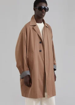 The Frankie Shop Peter Trench Coat Beige Sale