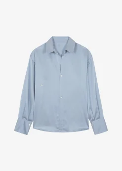 The Frankie Shop Pilvi Blouse Sky
