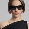 The Frankie Shop Port Tanger Ayreen Sunglasses Black Online