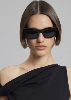 The Frankie Shop Port Tanger Ayreen Sunglasses Black Online