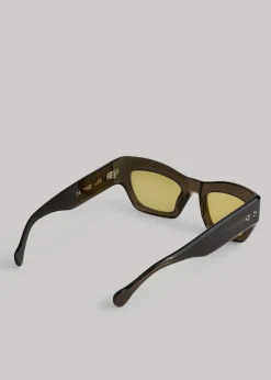 The Frankie Shop Port Tanger Ayreen Sunglasses Cardamom Outlet