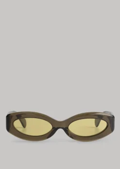 The Frankie Shop Port Tanger Crepuscolo Sunglasses Cardamom Online
