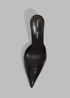 The Frankie Shop Proenza Schouler Spike Mules Black Outlet