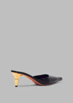 The Frankie Shop Proenza Schouler Spike Mules Black Outlet