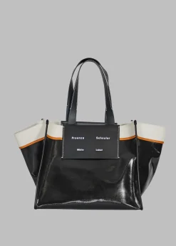 The Frankie Shop Proenza Schouler White Label Xl Morris Coated Canvas Tote Black Hot