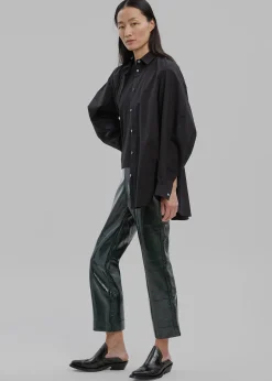 The Frankie Shop Proenza Schouler White Label Vinyl Pants Pine