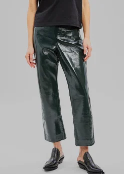 The Frankie Shop Proenza Schouler White Label Vinyl Pants Pine
