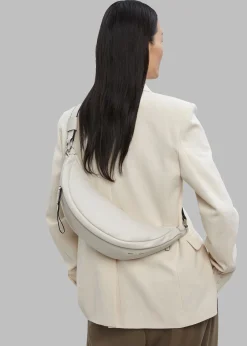 The Frankie Shop Proenza Schouler White Label Stanton Leather Sling Bag Vanilla Discount
