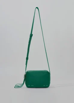 The Frankie Shop Proenza Schouler White Label Watts Leather Camera Bag Emerald Best