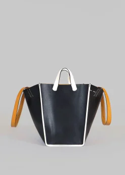The Frankie Shop Proenza Schouler White Label Xl Mercer Leather Tote Black Sale