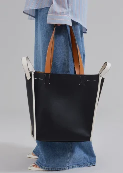 The Frankie Shop Proenza Schouler White Label Xl Mercer Leather Tote Black Sale