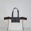 The Frankie Shop Proenza Schouler White Label Xl Morris Coated Canvas Tote Off White Hot