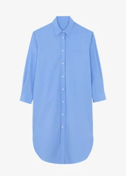 The Frankie Shop Raven Pocket Shirt Dress Sky Sale