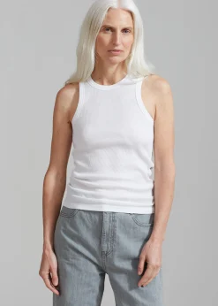 The Frankie Shop Rohe Rib Tank Top White Discount