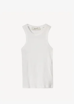 The Frankie Shop Rohe Rib Tank Top White Discount