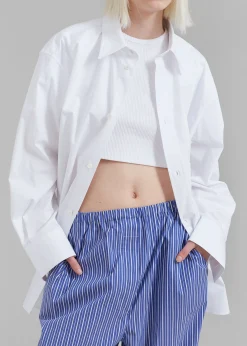 The Frankie Shop Rohe Unisex Classic Shirt White New