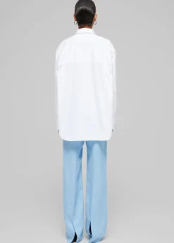 The Frankie Shop Rohe Unisex Classic Shirt White New