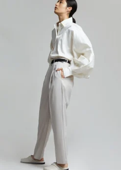 The Frankie Shop Sabi Blouse Ivory Hot