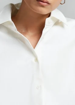The Frankie Shop Sabi Blouse Ivory Hot