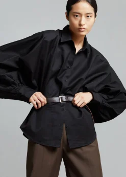The Frankie Shop Sabi Blouse Black Outlet