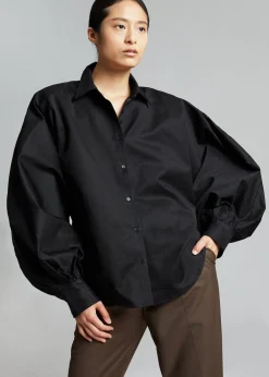 The Frankie Shop Sabi Blouse Black Outlet