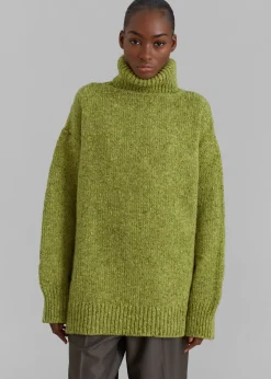 The Frankie Shop Saks Potts Camilla Sweater Pear Discount