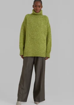 The Frankie Shop Saks Potts Camilla Sweater Pear Discount
