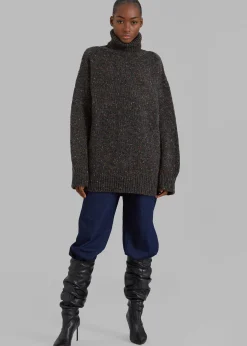 The Frankie Shop Saks Potts Camilla Sweater Speckled Grey Online