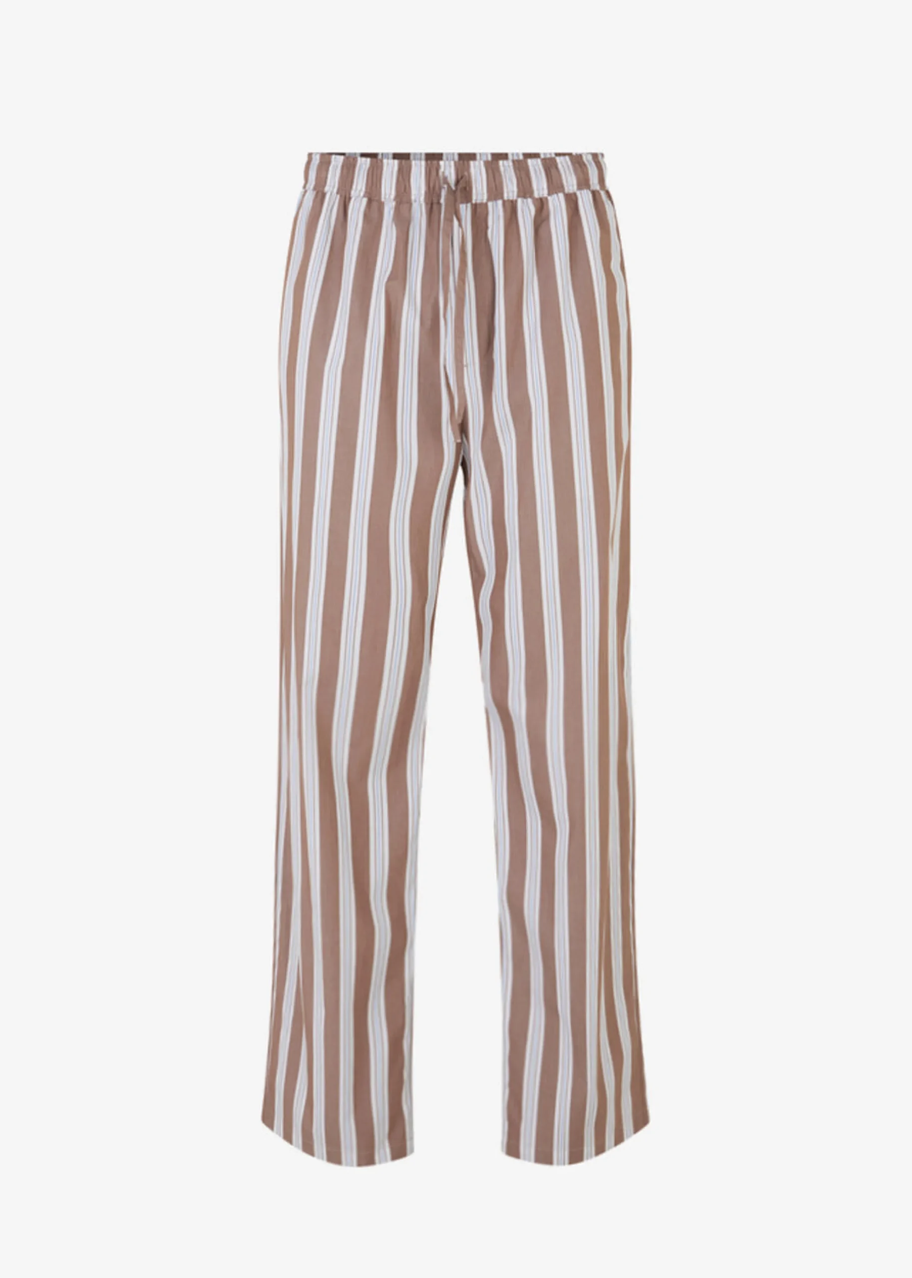 The Frankie Shop Samsoe & Samsoe Devon Trousers Brown Stripe New