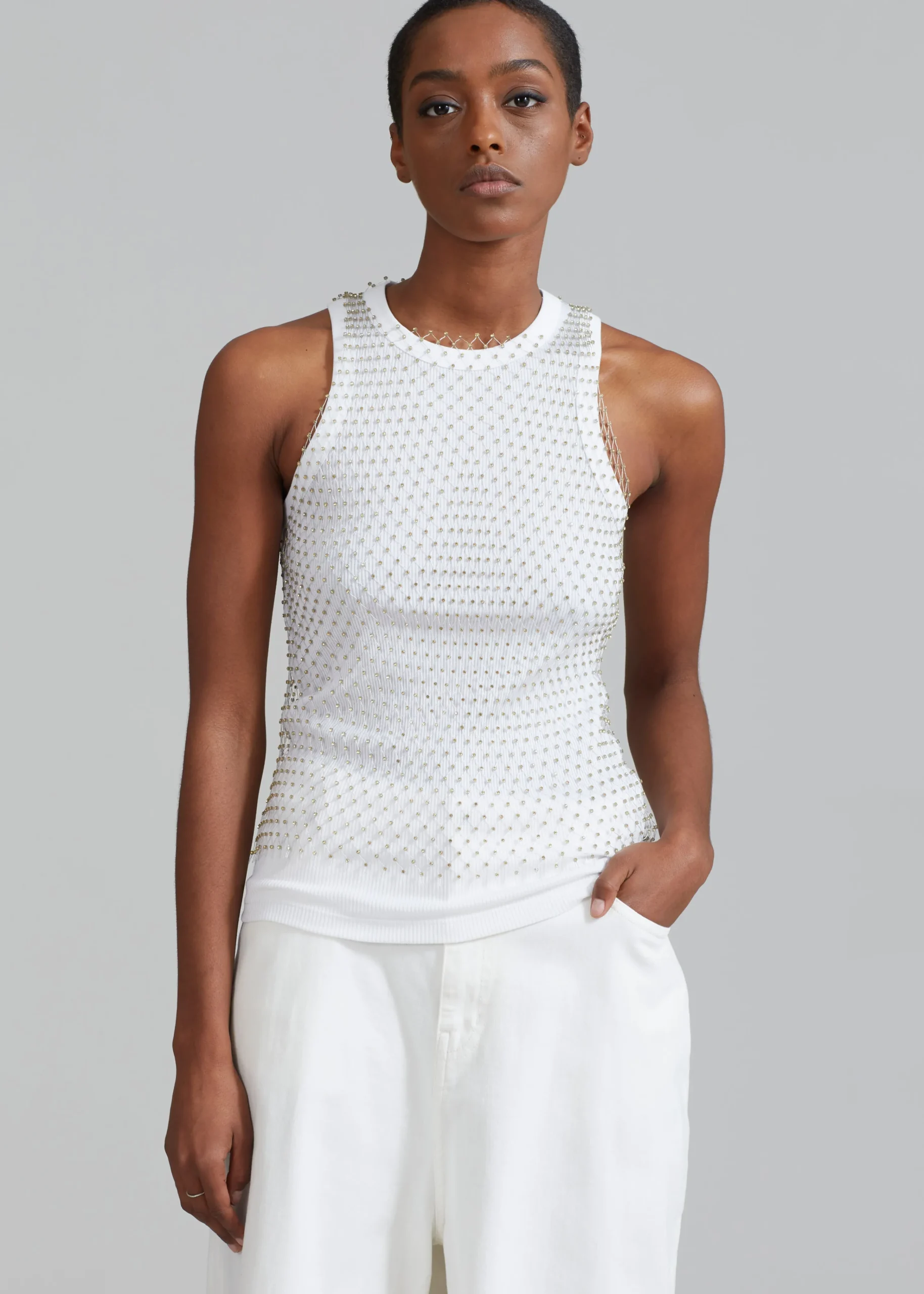 The Frankie Shop Samsoe & Samsoe Evelina Top Nimbus Cloud New