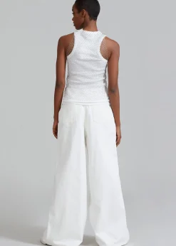 The Frankie Shop Samsoe & Samsoe Evelina Top Nimbus Cloud New