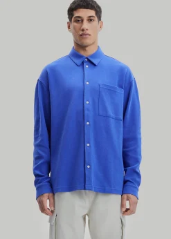 The Frankie Shop Samsoe & Samsoe Poul Shirt Dazzling Blue Online