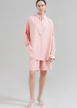 The Frankie Shop Samsoe Samsoe Alfrida Hp Shirt Coral Cloud Hot