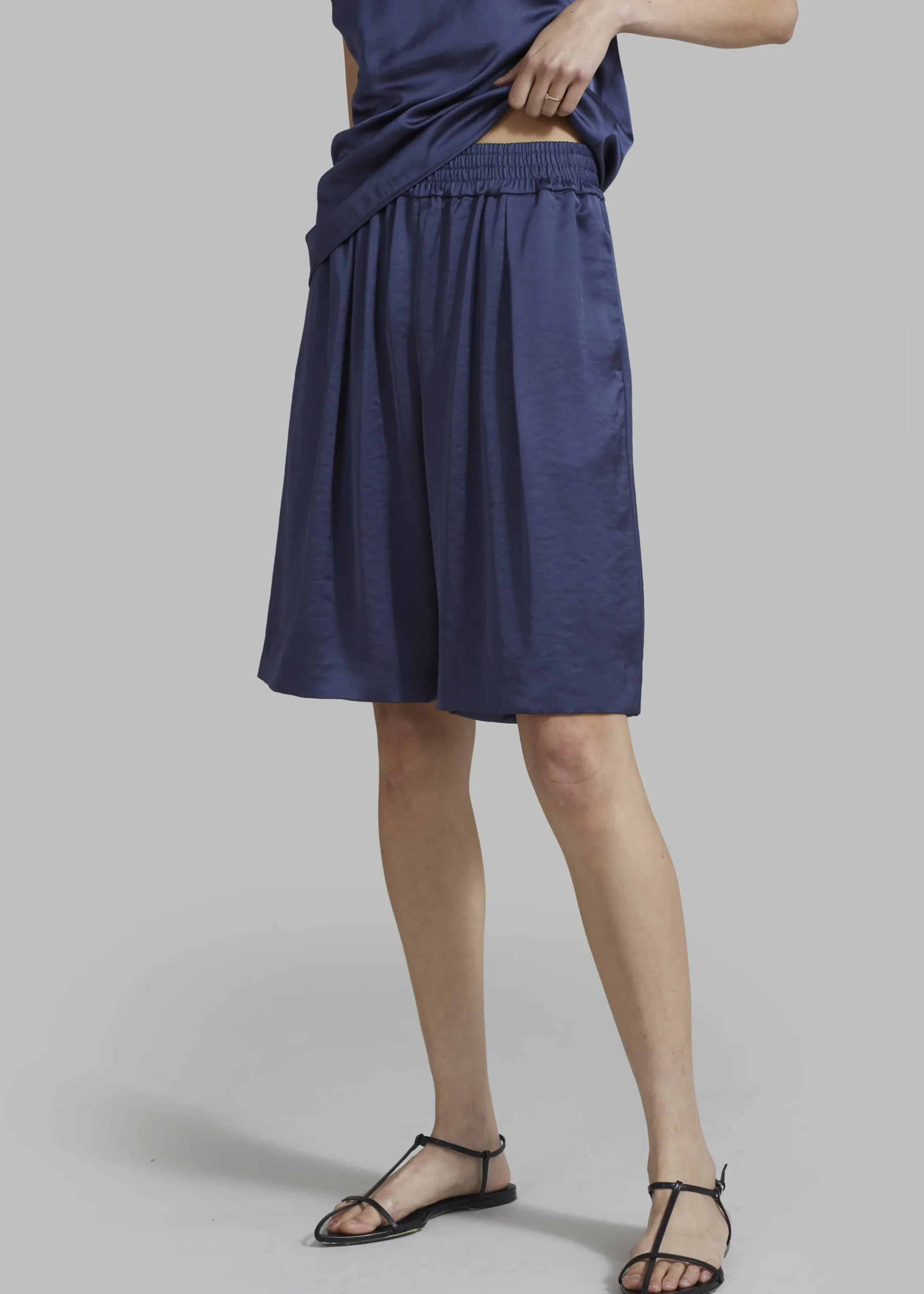 The Frankie Shop Samsoe Samsoe Julia Shorts Nightshadow Blue Sale