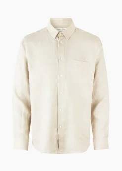 The Frankie Shop Samsoe Samsoe Liam Nf Shirt Castle Wall Clearance