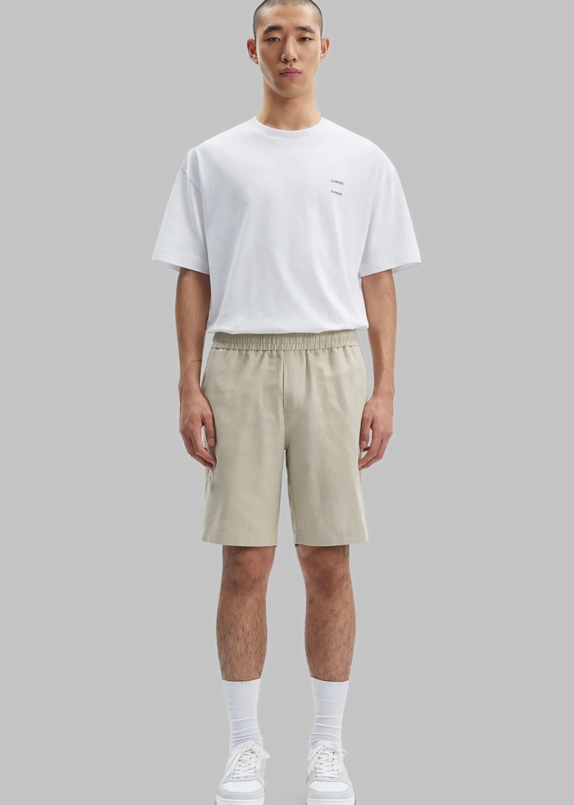 The Frankie Shop Samsoe Samsoe Smith Shorts Agate Grey