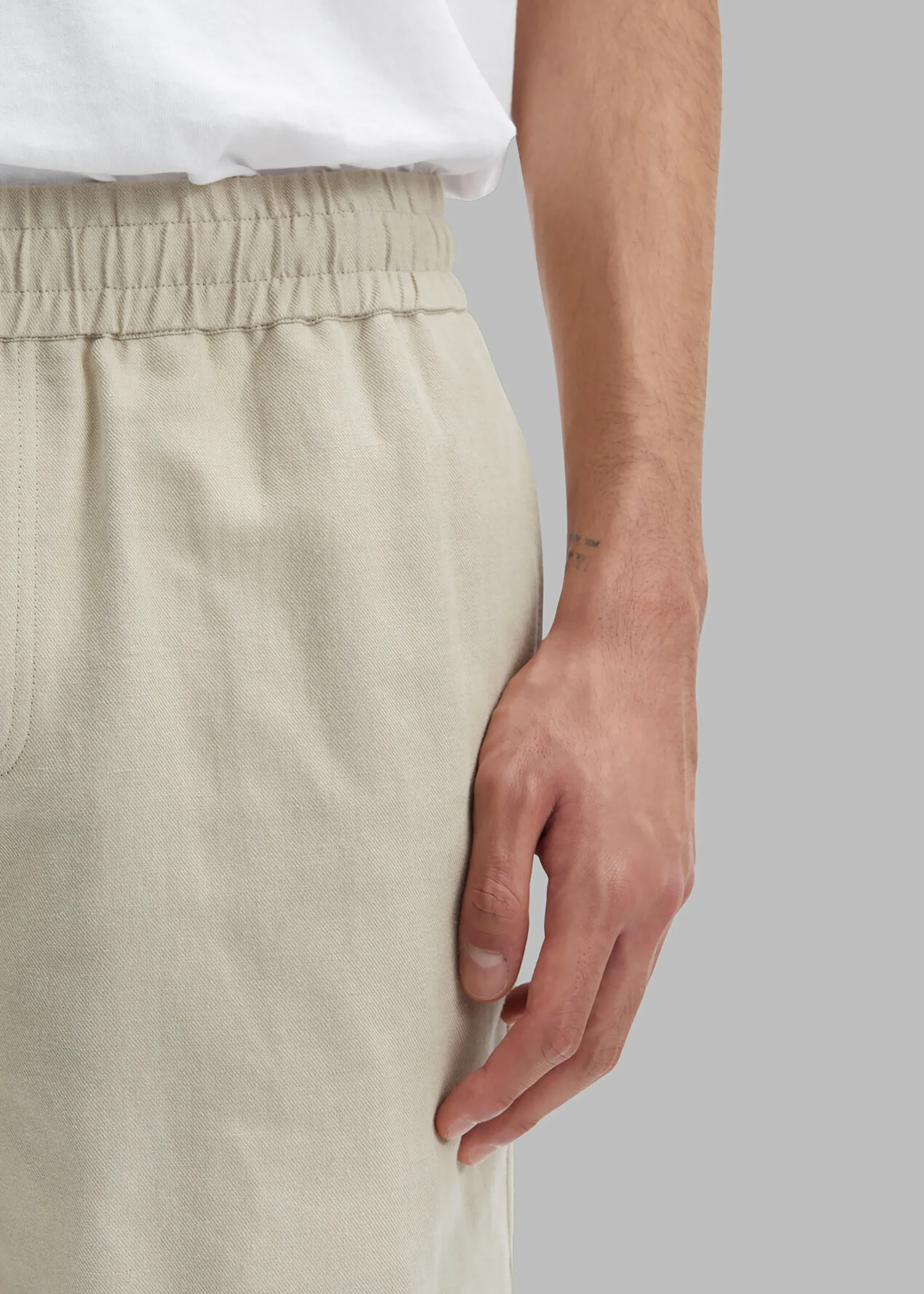 The Frankie Shop Samsoe Samsoe Smith Shorts Agate Grey
