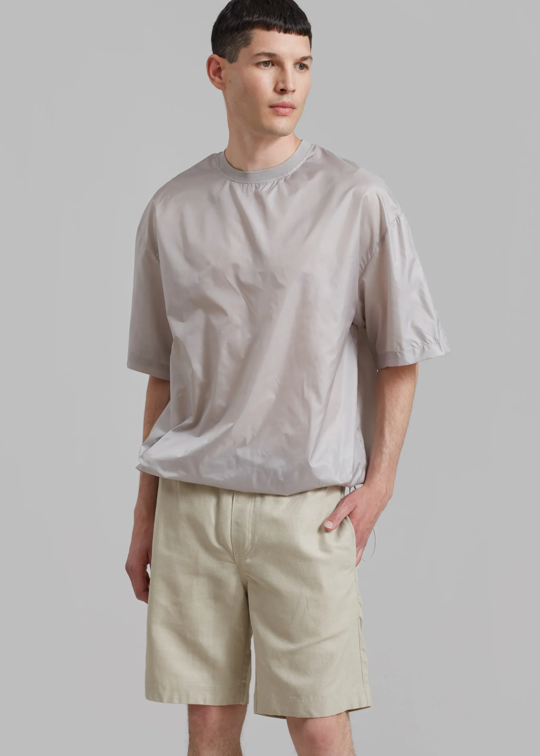 The Frankie Shop Samsoe Samsoe Smith Shorts Agate Grey