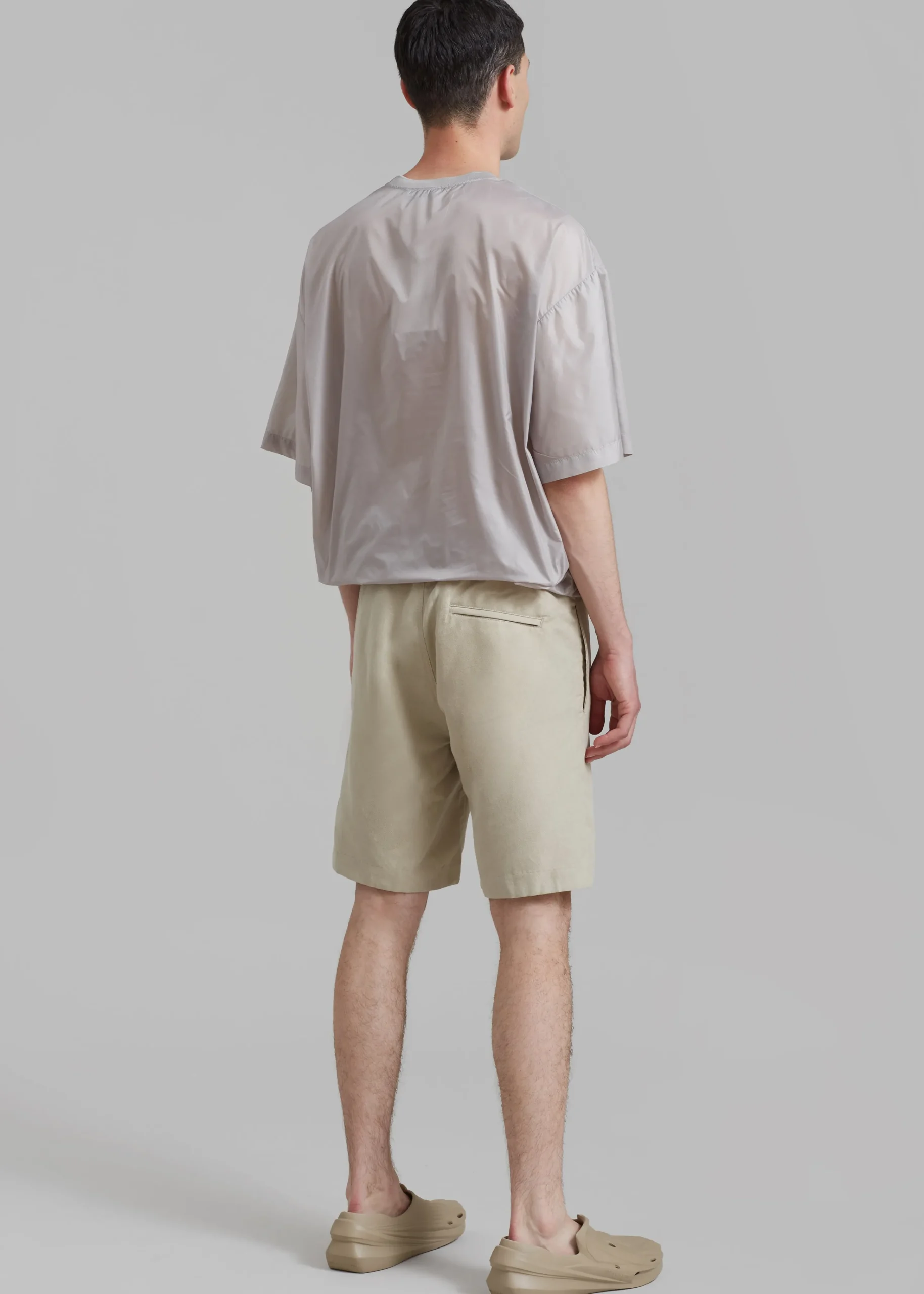 The Frankie Shop Samsoe Samsoe Smith Shorts Agate Grey