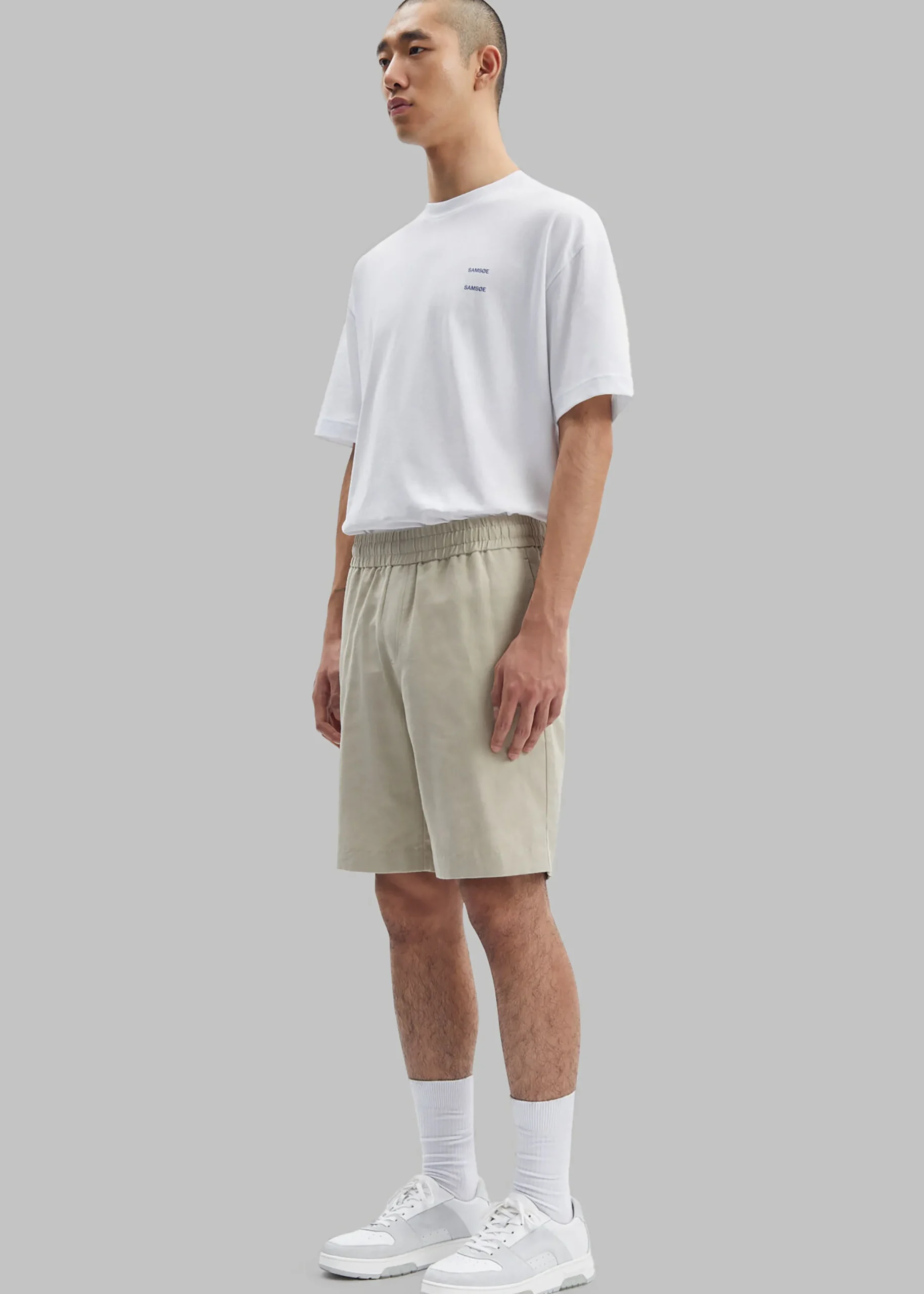 The Frankie Shop Samsoe Samsoe Smith Shorts Agate Grey