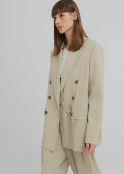 The Frankie Shop Sefa Blazer Beige Online