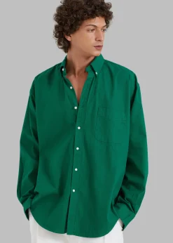 The Frankie Shop Sinclair Shirt Green Clearance