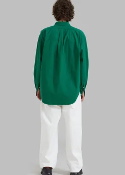 The Frankie Shop Sinclair Shirt Green Clearance